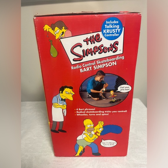Bart Simpson Skateboard Krust Radio Control - Picture 5 of 8